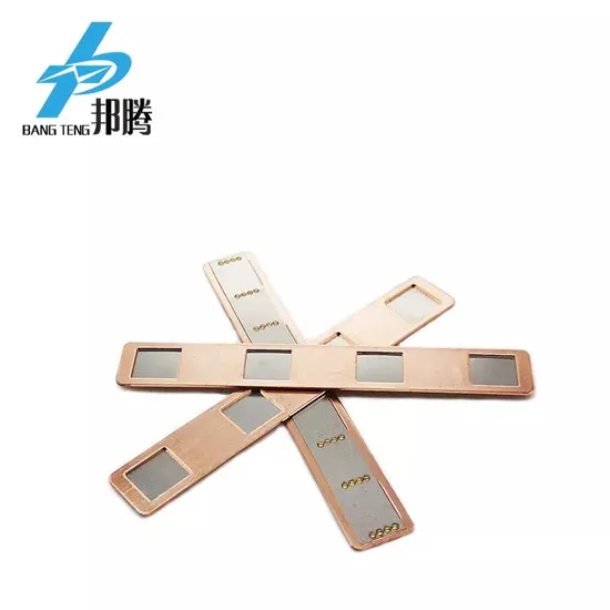 Custom 4p 18.5mm Jarak Tin Plated Copper Busbars 18650 Konektor Baterai Strip Tembaga Pelapis Tembaga Nikel untuk Baterai Lithium