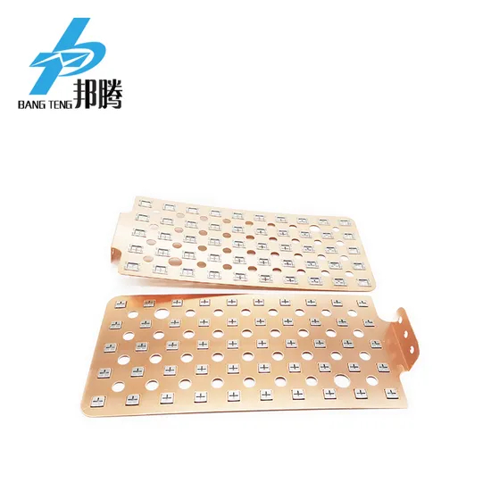 6s8p 18650 21700 32650 Busbar Tembaga Nikel Busbar Konektor 18650 Busbar Konektor Baterai Litium Lembaran Nikel Busbar Strip Baterai Litium