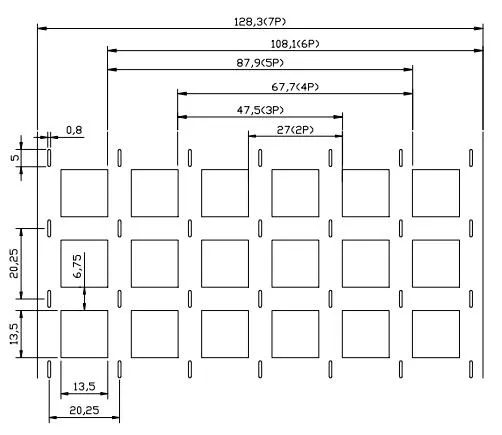 Solderable Battery Welding Connector Belt 20.25mm Spacing 18650 5p Spot Welding Pure Nickel Strip