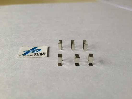 Klip Bobbin Stamping Presisi Tinggi Klem Stainless Steel untuk Ee8.3 Transformator Frekuensi Tinggi