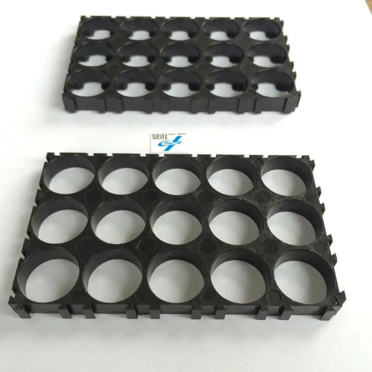 Custom 3s5p/5s3p Insulated ABS Battery Holder Bracket for 18650 for Battery Pack