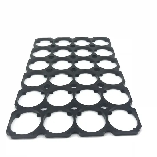 Pemegang Baterai Li-ion Kustom 32650 4X6p Pemegang Baterai untuk Paket Baterai Pemegang Sel Baterai Penyimpanan Baterai Pengisi Daya Baterai