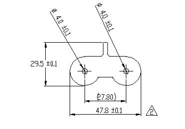 Custom 2p Battery Connector Pure Nickel Welding Tab Nickel Tab for Power Pack Connector