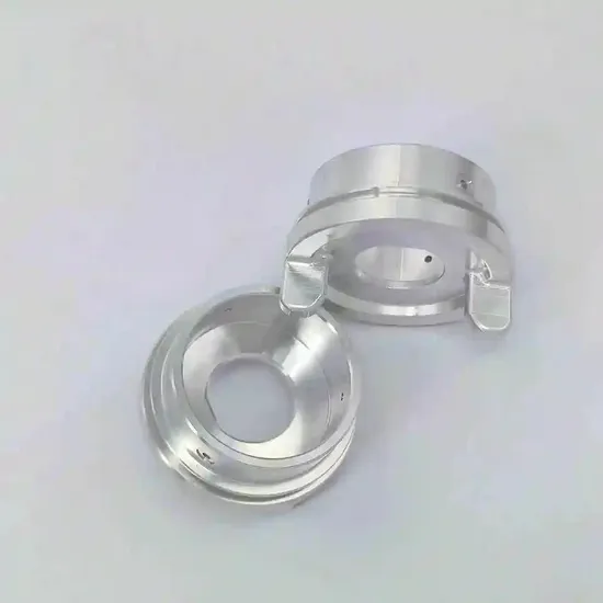Mesin Penggilingan Kecil Lathe Bagian Perangkat Keras Bagian Al6061 Adaptor Flange Layanan Pembuatan CNC Bagian Aluminium