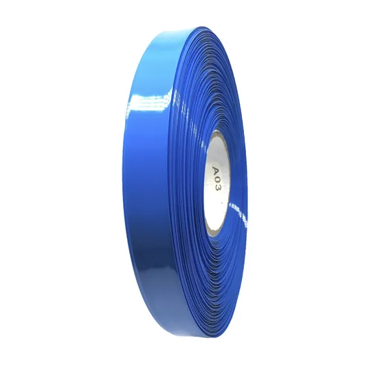 Kustom 18650 Baterai Film Pembungkus PVC Shrink Wrap Film Film Panas Shrink PVC Film Panas Shrink