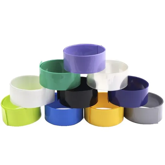 Kustom 0.15mm Tebal 380mm Lebar PVC Heat Shrink untuk 18650/21700/26650 Paket Baterai