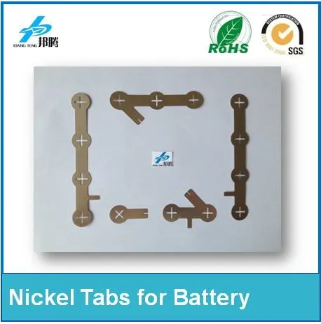 26650 Tab Baterai 1s1p Tab Nikel Murni untuk Baterai Lembar Nikel Pelat Strip Baja Berlapis Nikel Konektor Baterai Litium